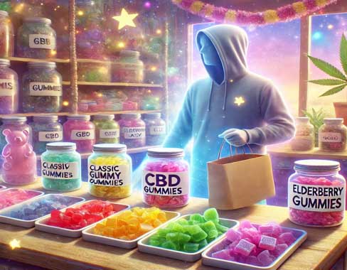 Gummies. candy in dream meaning