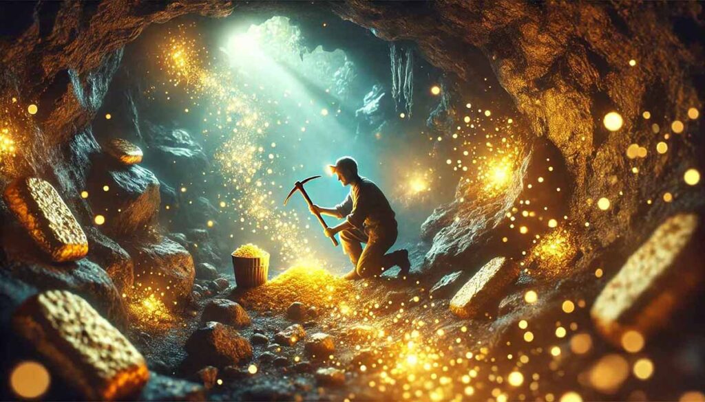 gold mining dream meaning